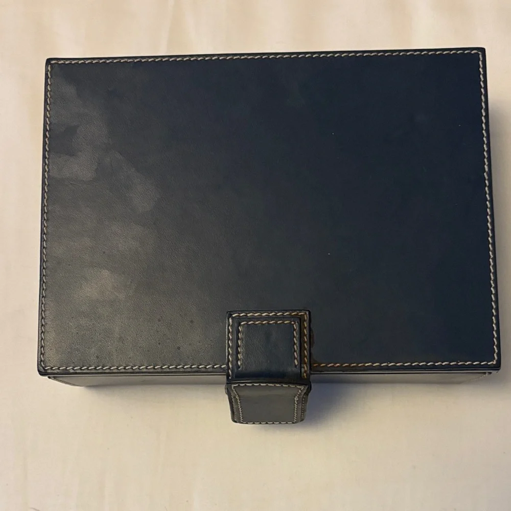 Dooney & Bourke Black and Navy Clutch